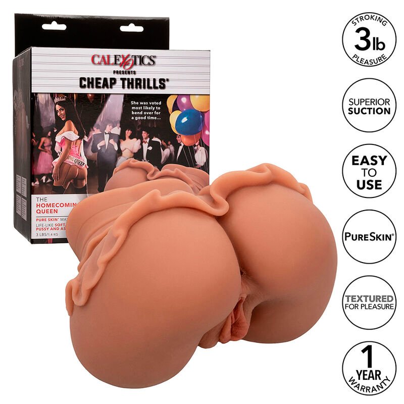 Calexotics – Masturbateur Double Réaliste Caramel La Reine Du Retour À La Maison