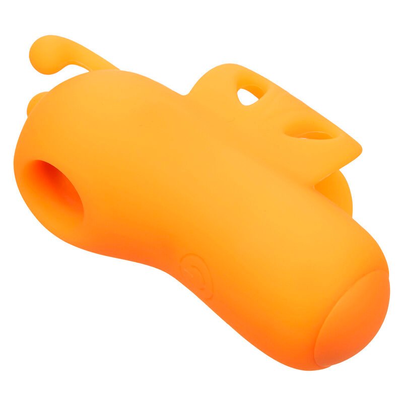 Calexotics - Stimulateur de Doigts Neon Vibes Buzzing Vibe avec 10 Vibrations Orange - Gabychou - Jouets pour femmes