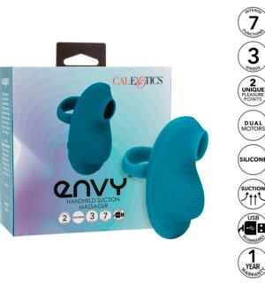 Calexotics - Masseur À Bille Portable Envy 7 Vibrations Bleu - Gabychou - Doigts Vibrateurs