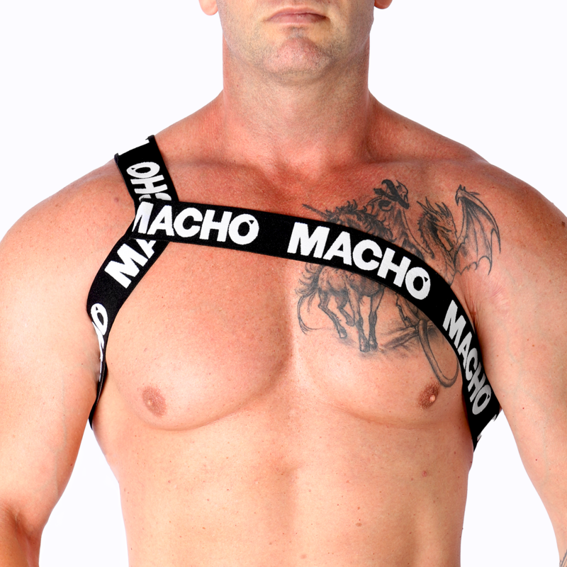Macho – Harnais Romain Jaune S/m