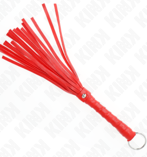 Kink - Mini Fouet Simple Rouge de 28 Cm - Gabychou - Articles BDSM