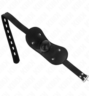 Kink - Masque Boucles Ball Gag avec Serrure Ajustable 42-60cm - Gabychou - Baillons boules