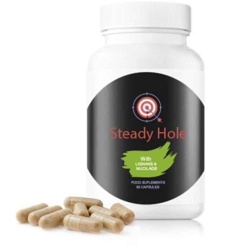 500 Cosmetics – Capsules U-Steady Hole pour la Santé du Transit Intestinal – 60 Capsules