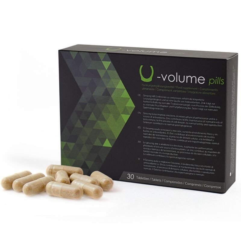 500 Cosmetics – U-Volume, Augmenteur de Qualité et Quantité de Sperme, 30 Capsules