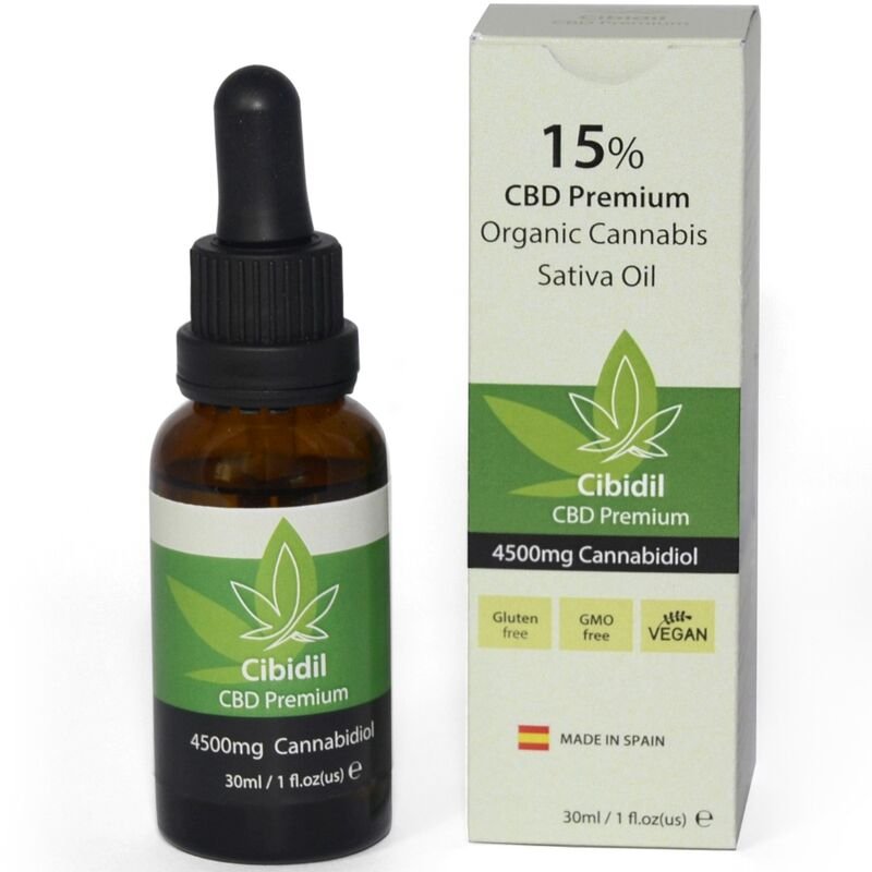500 Cosmetics – Huile De CBD Relaxante Cibidil 15 % 30 Ml