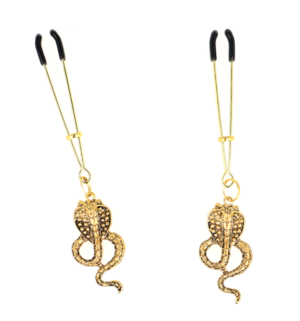 Kink - Pinces à Métiers Pendentif Cobra 6cm - Gabychou - Articles BDSM