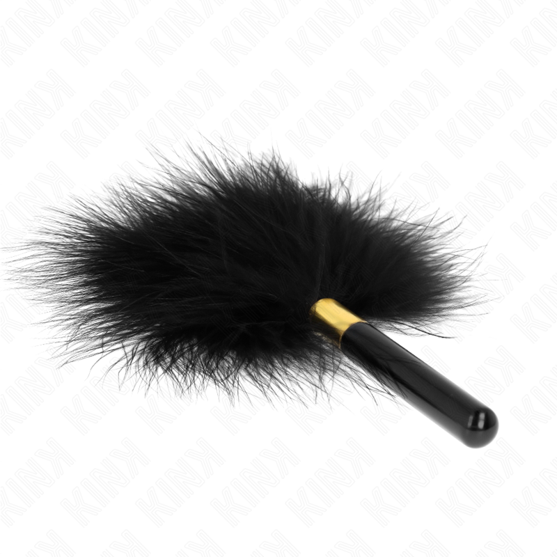 Kink - Plumes Chacoules en Métal Doré Noir 18 cm - Gabychou - Articles BDSM
