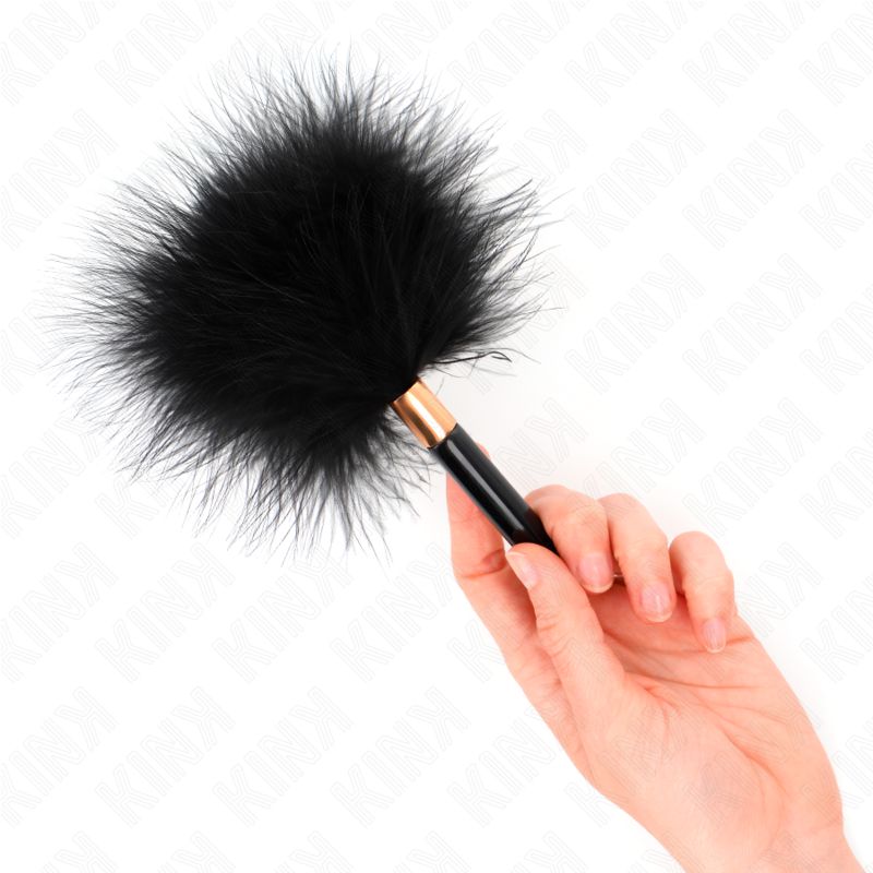 Kink - Plumes Chacoules en Métal Doré Noir 18 cm - Gabychou - Articles BDSM