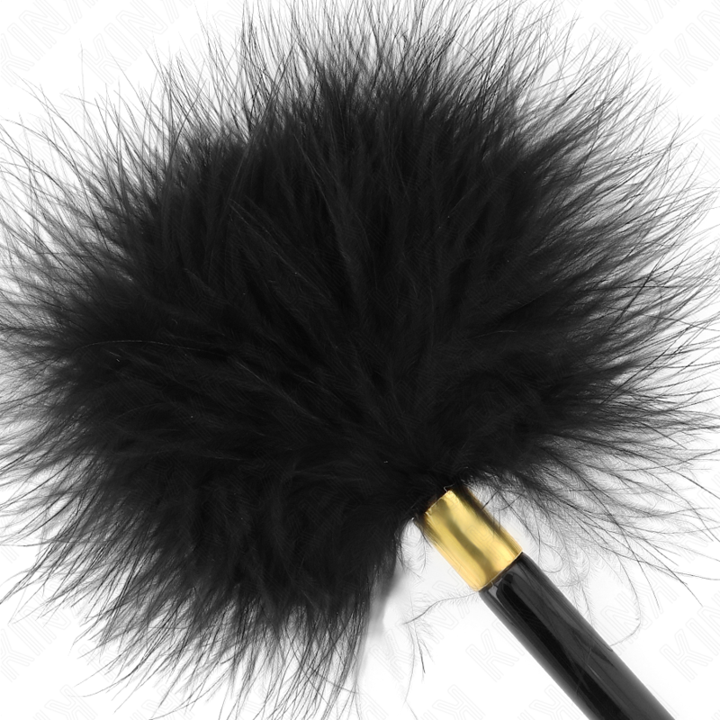 Kink - Plumes Chacoules en Métal Doré Noir 18 cm - Gabychou - Articles BDSM