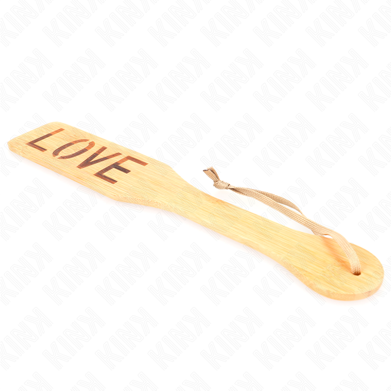 Kink - Palette en Bambou Mot Amour de 32 x 5,5 cm - Gabychou - Articles BDSM