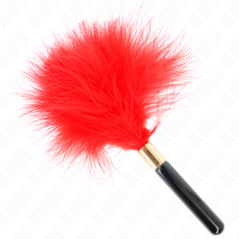 Kink – Plumes Chacoules en Métal Rouge Or 18cm