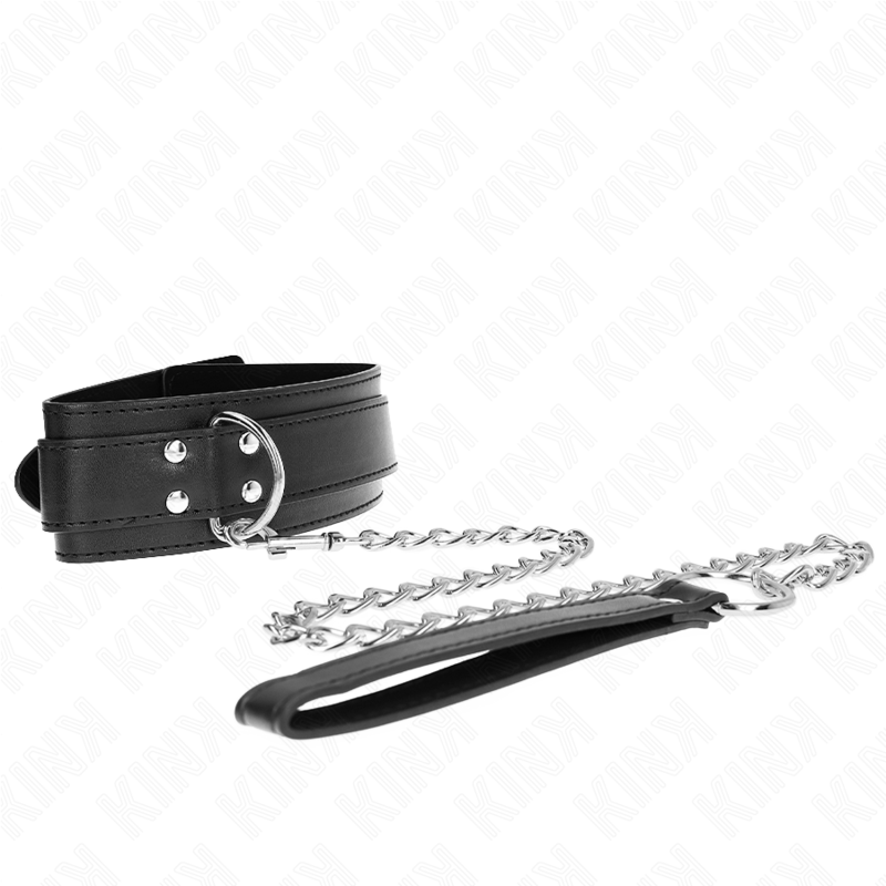 Kink – Collier Avec Bracelet Réglables de 65cm avec Boucles Argent, 33-46cm X 5,5cm