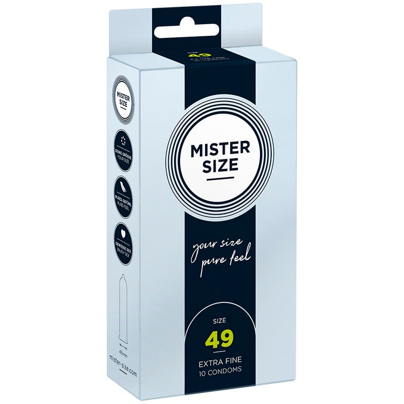 Mister Size – PrÉservatif Taille S 49 Mm (10 UnitÉs)