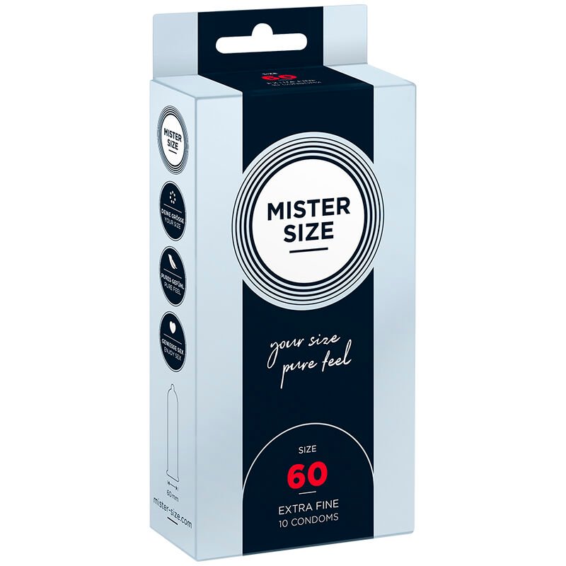 Mister Size – PrÉservatif Taille Xl 60 Mm (10 UnitÉs)