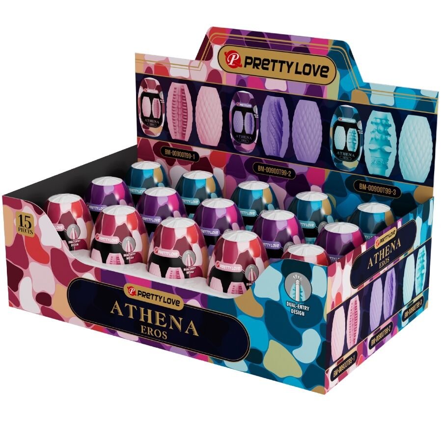 Pretty Love – Athena Eros Pack 15 Masturbateurs Masculins Divers