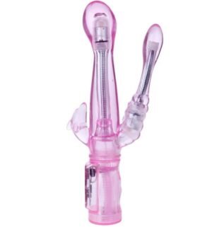Baile - Vibrateur Flexible avec Stimulateur Anal - Gabychou - Jouets pour femmes
