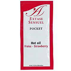 Extase Sensual - Huile Stimulante de Fraise 10ml - Gabychou - Avec effet thermique