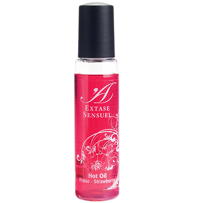 Extase Sensual - Huile Stimulante Fraise Effet Thermique 35ml - Gabychou - Avec effet thermique