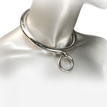 Metal Hard – Collier BDSM avec Anneau de 10cm