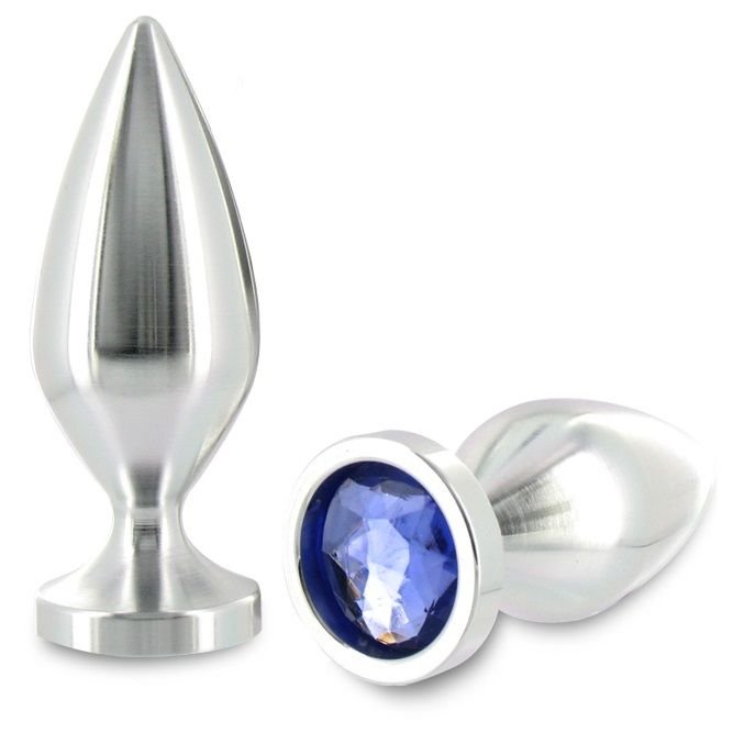 Metal Hard – Plug Anal Couleur Cristal Daliminum Petit 5.71 Cm