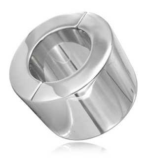 Metal Hard - Anneau Testicule en Acier Inoxydable 40mm - Gabychou - Anneaux péniens BDSM
