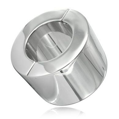 Metal Hard - Anneau Testiculaire en Acier Inoxydable 56mm - Gabychou - Anneaux péniens BDSM