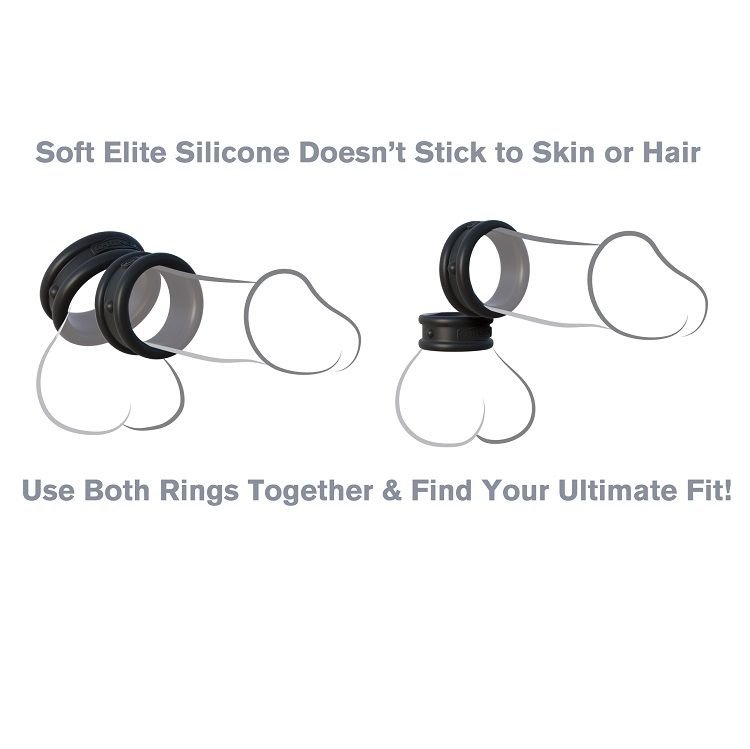Fantasy C-Ringz – Bagues en Silicone Max Large