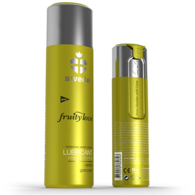 Swede - Lubrifiant Fruity Love Vanille Or Poire 50 Ml - Gabychou - Aux saveurs délicieuses