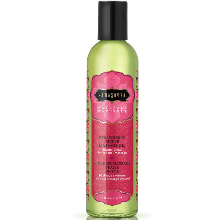 Kamasutra – Huile de Massage Divine Fraise Naturals 236ml