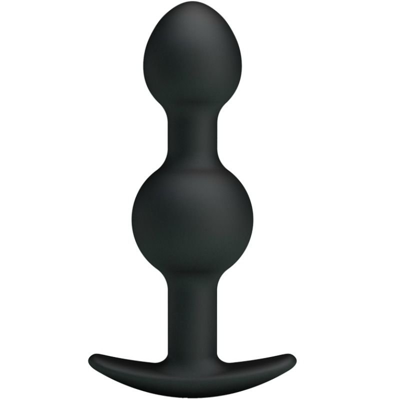 Pretty Love - Balles Anales en Silicone Spéciale Stimulation 10.3 cm Noires - Gabychou - Anal