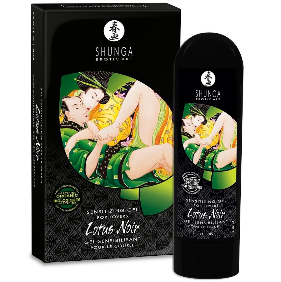 Shunga - Crème Sensibilisante Lotus Noir 60ml - Gabychou - Bien-être