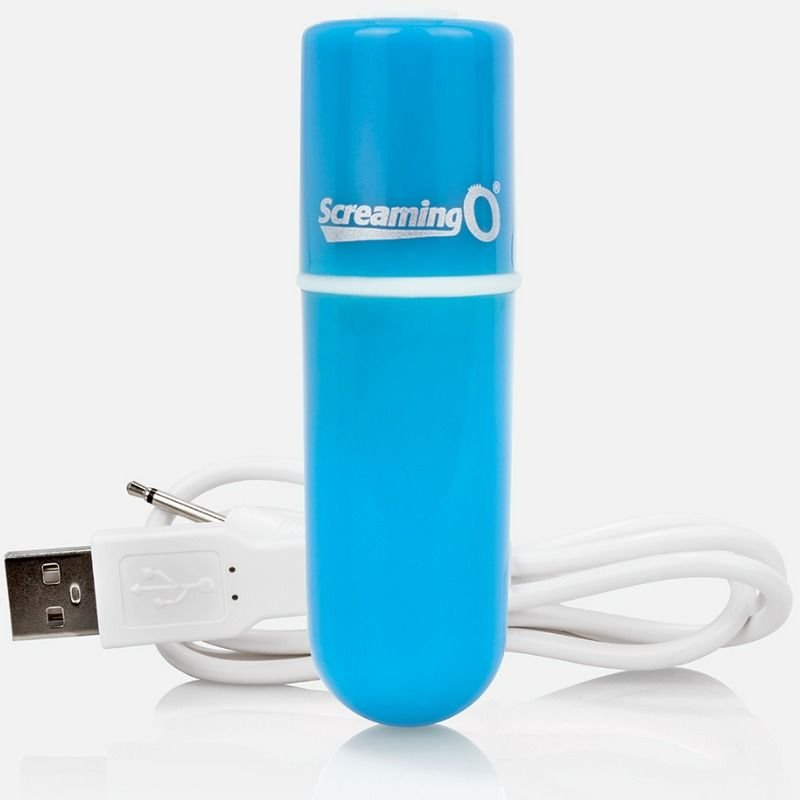 Screaming O - Bala Vibrante Rechargeable Vooom Bleue - Gabychou - Balles vibrantes