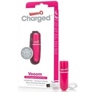 Screaming O - Bala Vibreur Rechargeable Vooom Rose - Gabychou - Balles vibrantes