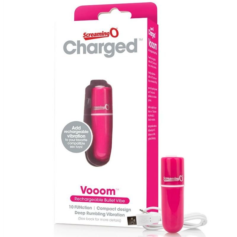 Screaming O - Bala Vibreur Rechargeable Vooom Rose - Gabychou - Balles vibrantes