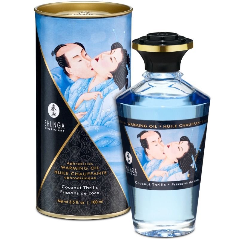 Shunga – Huile de Massage Effet Chaleur Saveur Coco 100ml