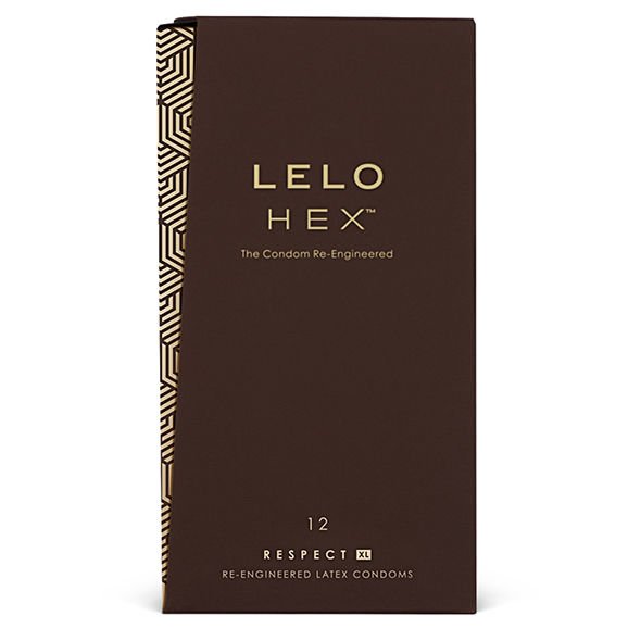 Lelo – Préservatifs Hex Respect XL, Paquet de 12
