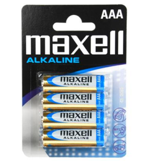 Maxell - Batterie AAA 4 Pièces - Gabychou - Articles Assortis