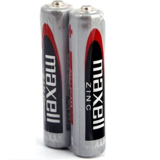 Maxell - Batterie Salina Manganeso AAA R03 Rétractile*2 - Gabychou - Articles Assortis