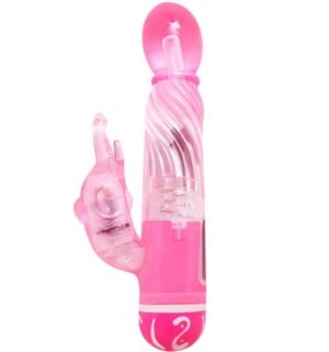 Baile - Vibrateur Multivitesses Avec Stimulateur Rose - Gabychou - Jouets pour femmes