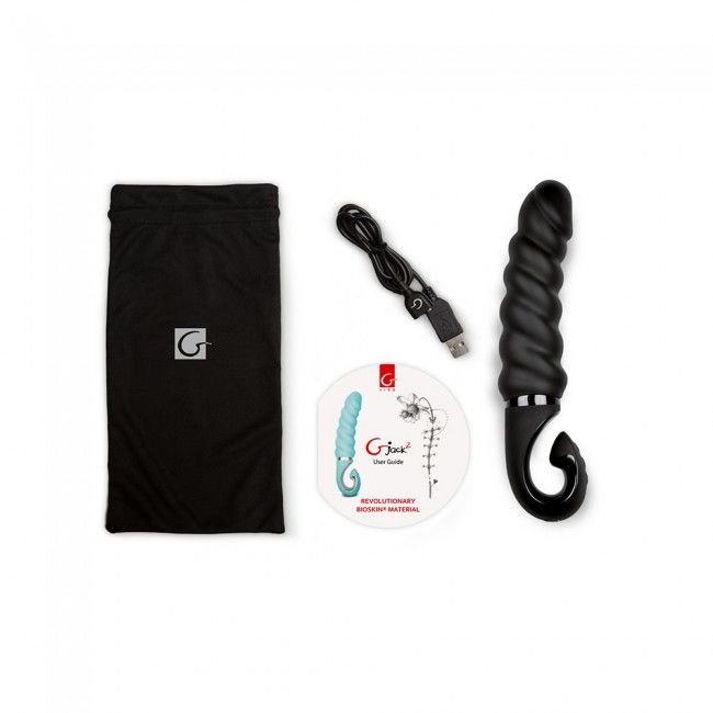 G-vibe - Gode Vibrant Noir G-jack 2 - Gabychou - Jouets pour femmes
