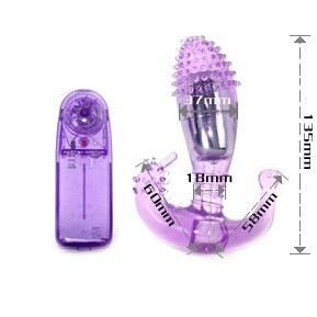 Baile – Stimulateur Vaginal et Anal Lilas Vibrant