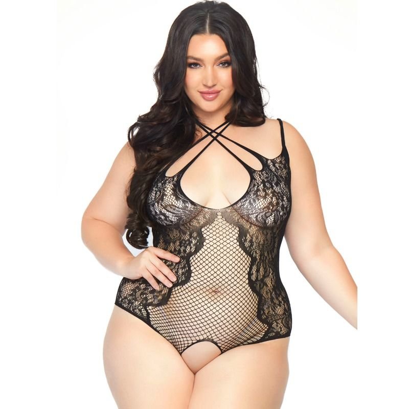Leg Avenue – Teddy Sans Crothless Tailles 1x-2x