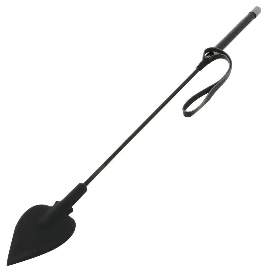 Darkness - Fouet en Silicone Noir 60cm - Gabychou - Articles BDSM