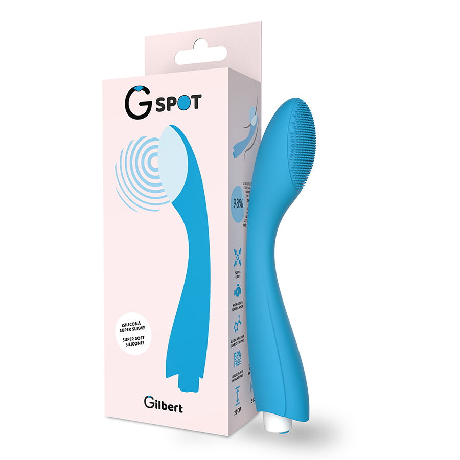 G-spot – Vibrateur Turquoise Bleu Gylbert