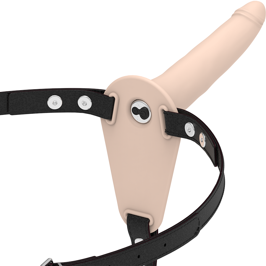 Fetish – Harnais Soumis Vibrateur Silicone Chair 15 Cm
