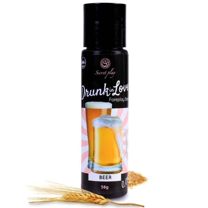 Secretplay - Lubrifiant Bière Drunk In Love 60 Ml - Gabychou - Aux saveurs délicieuses