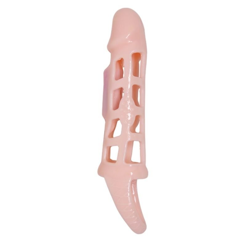 Baile – Extension de Pénis Vibrante avec Sangle Naturelle 13,5 cm