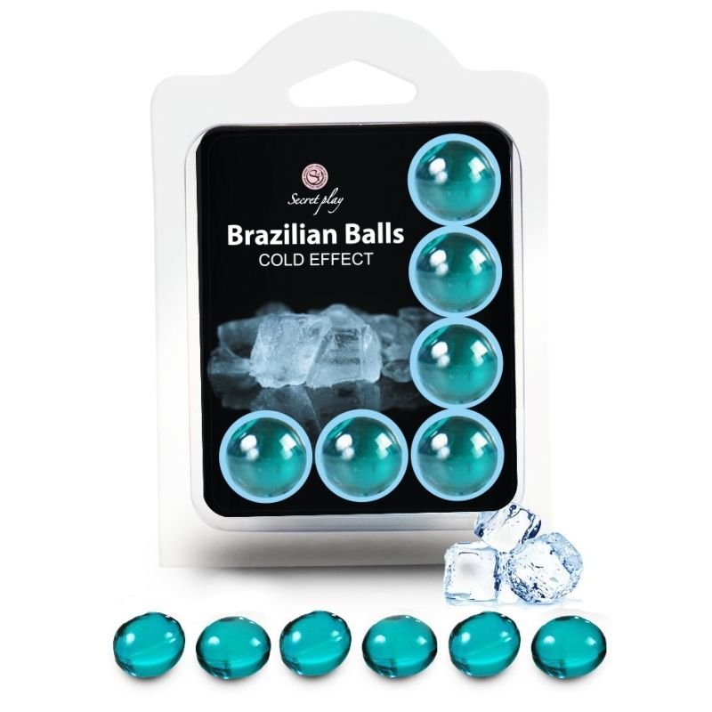 Secretplay – Set de 6 Balles Brésiliennes Effet Froid