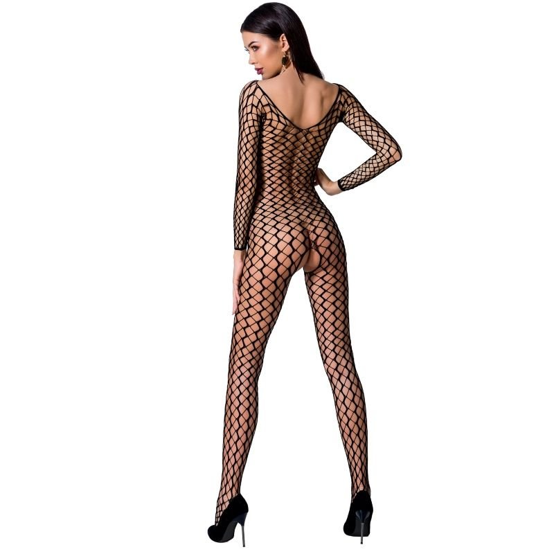 Passion - Bodystocking Femme Bs068 Noir Taille Unique - Gabychou - Bodystocking