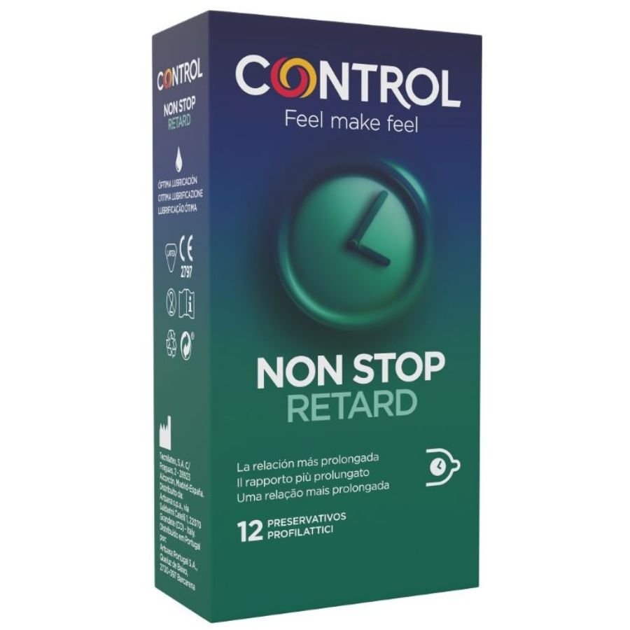 Control – Préservatifs Retardants Non Stop 12 Unités